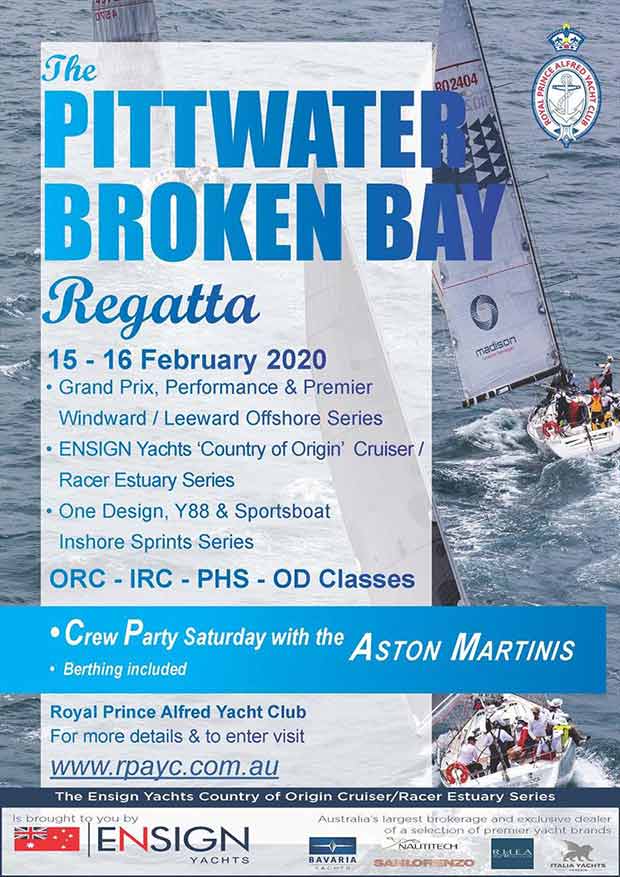 Pittwater Regatta poster © Brendan Rourke