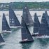 Based on a velocity prediction program, the Offshore Rating Rule handicaps cruisers and all-out racers such as in this Gibbs Hill Lighthouse Division fleet at the start of the 2018 Newport Bermuda Race. © Daniel Forster / PPL