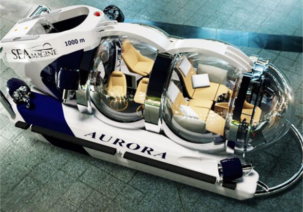 SEAMAGINE HYDROSPACE CORPORATION © AURORA-6 SUBMARINE