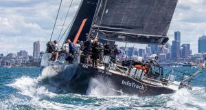Christian Beck's InfoTrack was all-class in Tuesday's showcase Sydney Harbour race. © Andrea Francolini