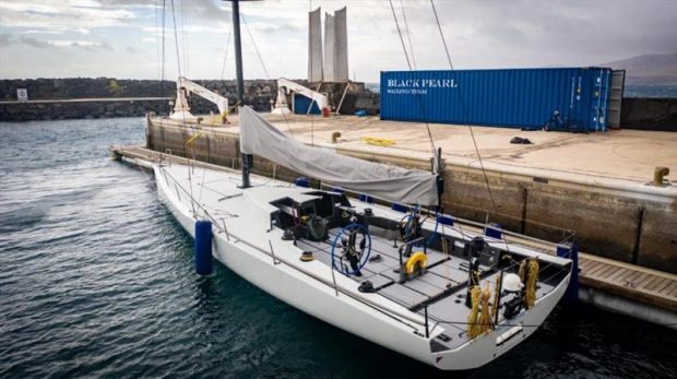 Stefan Jentzsch's brand new IRC56 Black Pearl docked at Calero Marinas Puerto Calero ready for the start of her first race - the 2021 RORC Transatlantic Race - starting on Saturday 9th January © James Mitchell / RORC