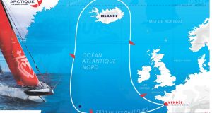 Vendée Arctic Course Map - Les Sables d'Olonne 2022 © Vendée Globe