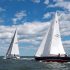 While some of the world's most competitive yachts come to compete in the Block Island Race, racer-cruisers and even full-on cruisers have a chance to bring home some silver. Elena, a 35-year-old Alden 50 competing in her first Block Island Race © Rick Bannerot, Ontheflyphoto.net
