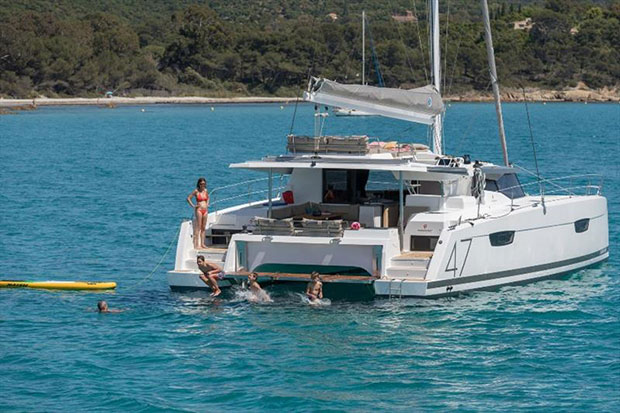 Multihull Solutions will showcase the award-winning Fountaine Pajot Saona 47 sailing catamaran at the 2020 Club Marine Pittwater Sail Expo. © Gilles Martin-Raget