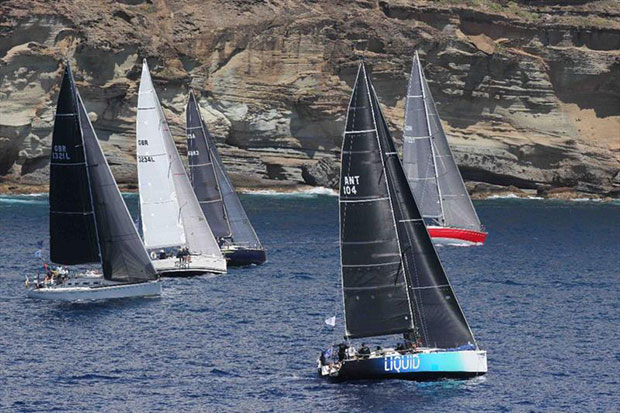 Liquid (ANT), Pamala Baldwin's J/122 got off to a good start in IRC Two - 2020 RORC Caribbean 600 © Tim Wright / photoaction.com