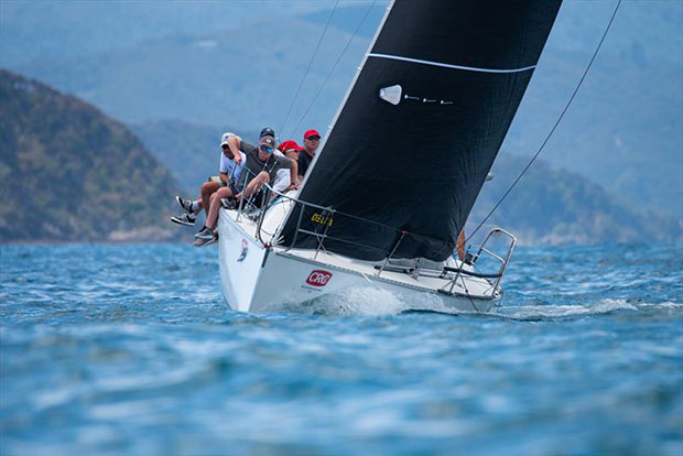 Gavin and Carrington Brady on Young 88 Slipstream suffered from a DSQ on day 2 - CRC Bay of Islands Sailing Week - Day 2 - January 23, 2020 © Lissa Reyden