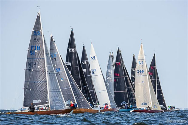 5.5 Metre racing always close and competitive - 5.5 Metre World Championship 2019 © Robert Deaves
