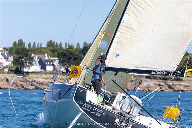 Alan Roberts finishes 2nd in the Solo Guy Cotton © Thomas Deregnieaux and Alan Roberts Racing