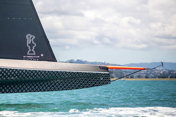 BRITANNIA takes flight in Auckland Harbour - photo © C Gregory