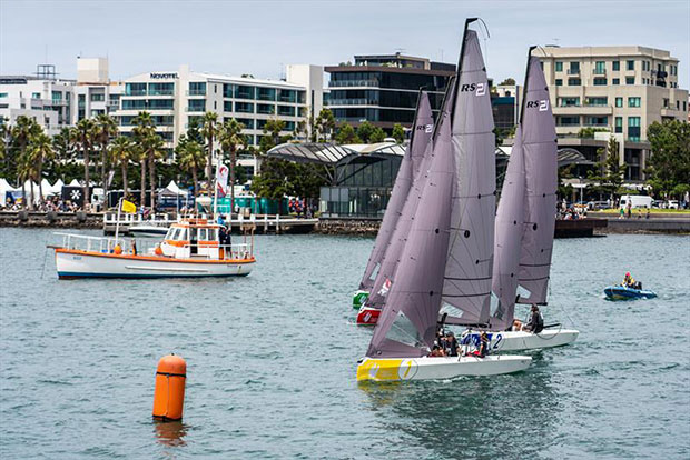 Sailing Champions League - Southern Qualifer view from Geelong's Cunningham Pier © Beau Outteridge