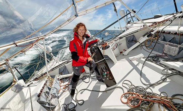 Isabelle Joschke, skipper MACSF - photo © Thierry Martinez / www.thmartinez.com