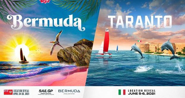 Bermuda and Italy selected to host first SailGP events of second season © SailGP