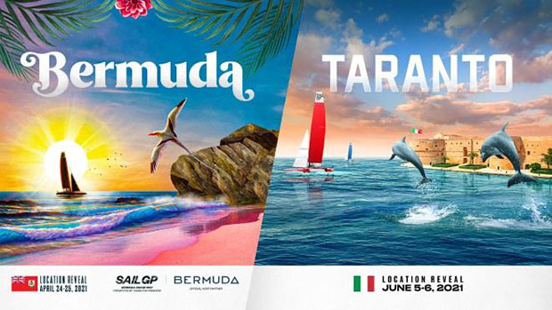 Bermuda and Italy selected to host first SailGP events of second season © SailGP