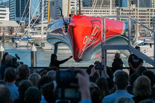Emirates Team New Zealand reveal 'Te Rehutai' - their second generation AC75 © Emirates Team New Zealand