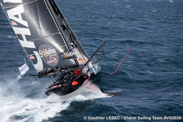 Vendée Globe Day 4 © Gauthier Lebec / Charal Sailing Team