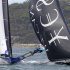 Winning Group and Finport Finance just 100 metres from the finish line during 18ft Skiff NSW Championship Race 4 - photo © Frank Quealey