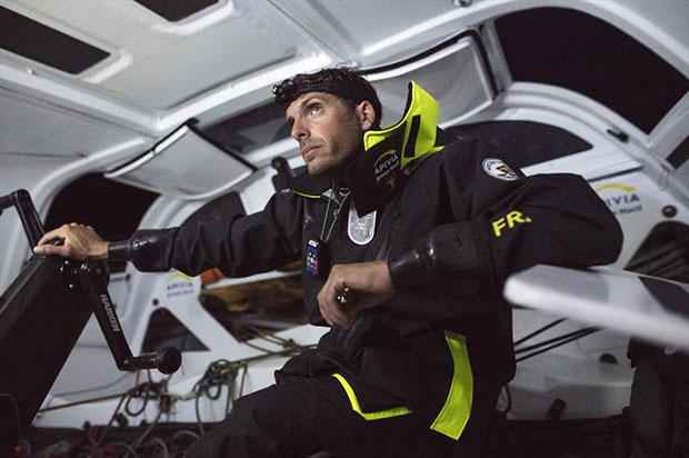 Charlie Dalin on Apivia during the Vendée Globe ©Charlie Dalin / Apivia #VG2020