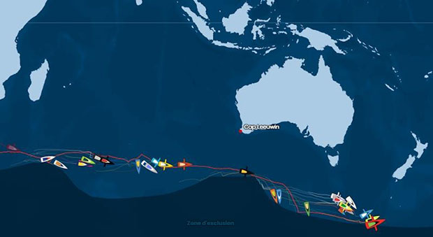 Vendée Globe Position Report 21H00 UTC 18/12/2020 © #VG2020