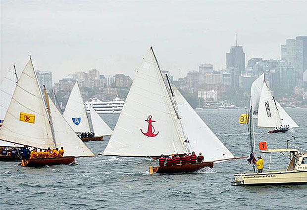 The start of last Saturday's race at the Australian Historical 18s Championship - photo © MVS