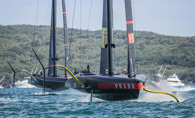Prada Cup Final Day 4: Ineos Team UK and Luna Rossa Prada Pirelli ©COR36 / Studio Borlenghi
