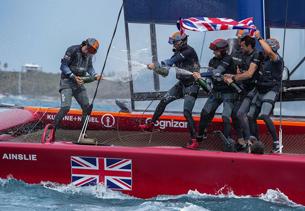 Great Britain SailGP Team win Bermuda SailGP presented by Hamilton Princess © Bob Martin for SailGP