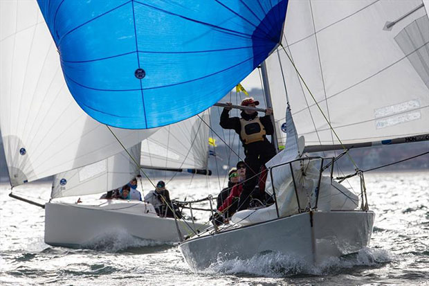 Close racing on Port Phillip - Australian Women's Keelboat Regatta © Bruno Cocozza