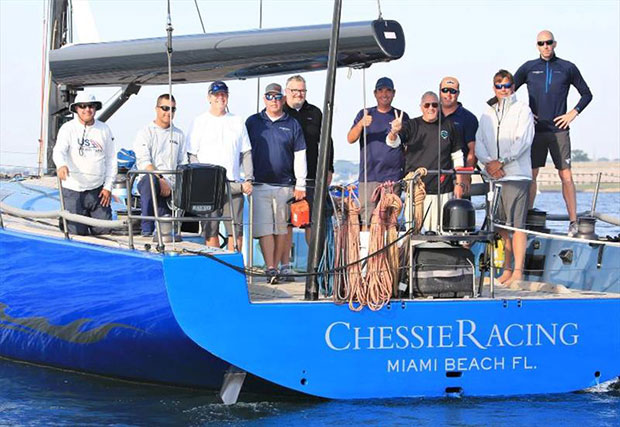 Chessie Racing Crew celebrating First to Finish Honors of Friday Starters © Annapolis to Newport Race