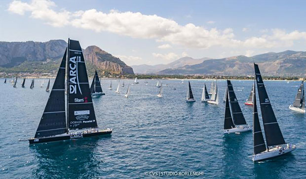 The 2021 Palermo-Montecarlo fleet sets sail - Palermo-Montecarlo race © CVS | Studio Borlenghi