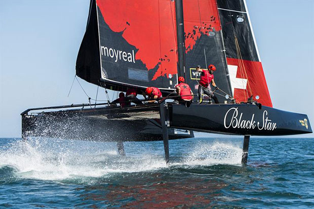 Black Star Sailing Team at pace - GC32 Lagos Cup 2 ©Sailing Energy / Joao Costa Ferreira