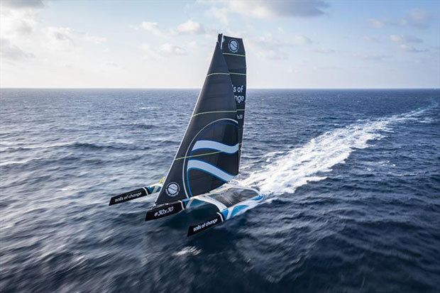 Maxi Spindrift Sails of Change © Pierre Bouras / Spindrift