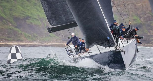 Choppy conditions for the TP52 racing at SailFest Newcastle - photo © Salty Dingo