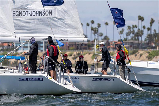 2022 Match Racing World Champion Nick Egnot-Johnson (NZL) and his Knots Racing team return to Long Beach for the 2023 Congressional Cup - photo © Ian Roman/ WMRT