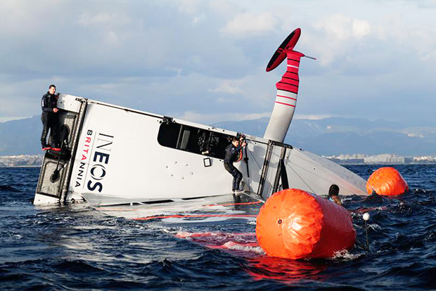 INEOS Britannia - LEQ12 - February 8, 2023 - Mallorca © Ugo Fonolla / America's Cup