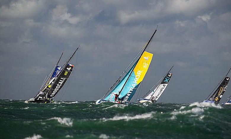 Class 40 at the start of the Transat Jacques Vabre in Le Havre, France - photo © Jean-Louis Carli / Alea