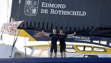 The Maxi Edmond de Rothschild 3rd into Fort-de-France - photo © Jean-Marie Liot / Gitana S.A