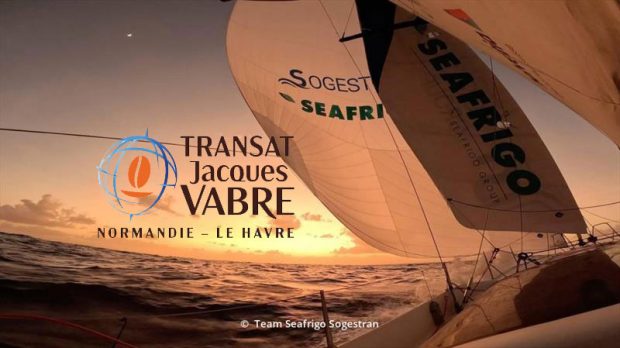 Class 40 Seafrigo Sogestran, skippers Cédric Château and Guillaume Pirouelle, during the Transat Jacques Vabre, on November 19, 2023 © Team Seafrigo Sogestran