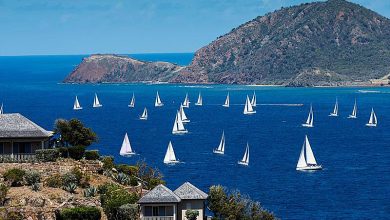 Bareboat Fleet off Falmouth Harbour during ASW 2023 - photo © Paul Wyeth / pwpictures.com