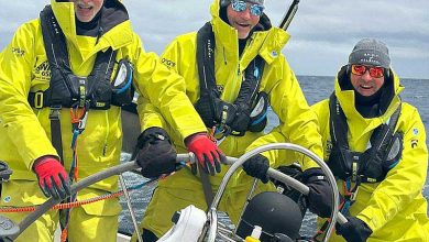 Clearly, all hands on deck is taken literally onboard Spirit of Helsinki - photo © OGR2023 / Spirit of Helsinki / Tommi Uksila