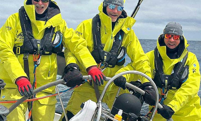 Clearly, all hands on deck is taken literally onboard Spirit of Helsinki - photo © OGR2023 / Spirit of Helsinki / Tommi Uksila
