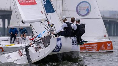 Ian Williams (GBR) Chinaone.Ningbo (crew Jon Gundersen, Richard Sydenham, Gerrard Mitchell) - 2023 World Match Racing Tour Final - photo © Ian Roman / WMRT