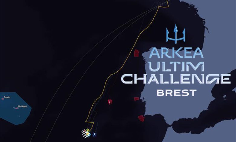 Arkéa Ultim Challenge - Brest Position Report 9/1/2024 09:00 UTC ©www.arkeaultimchallengebrest.com