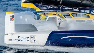 Charles Caudrelier aboard Maxi Edmond de Rothschild during the Arkéa Ultim Challenge - Brest - photo © Yann Riou - polaRYSE - GITANA SA