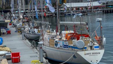 White Shadow - Auckland Stopover - Ocean Globe Race - January 5, 2024 - photo © Richard Gladwell - Sail-World.com/nz
