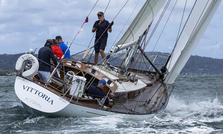 Historic Vittoria makes a pretty picture - ORC NSW Championship 2024 ©Andrea Francolini