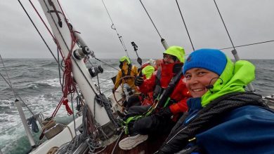 Explorer Crew very ready to get here tweeting “Gotta be said… this last stretch from Cape Horn to Punta seems a VERY long way” - Ocean Globe Race - photo © OGR2023 / Explorer
