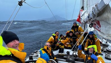 Even having already sailed around the world twice, as crew in CLIPPER RACE, this is Skipper Campbell Mackie's first Cape Horn passage, something he's dreamed of for 60 years - photo © Team Outlaw / OGR2023