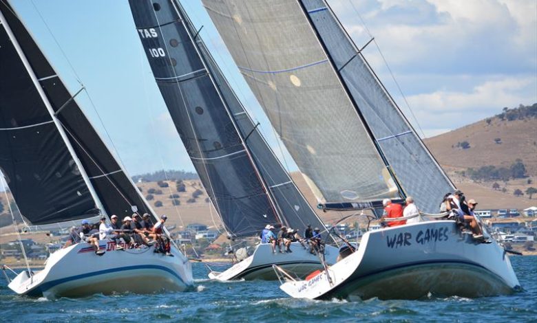 Combined Clubs Harbour Pennant Race 4: Tight racing for the start of Division 1's short course racing © Colleen Darcey