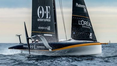 Orient Express (FRA) - AC40 - Day 7 - March 4, 2024 - Barcelona - photo © Paul Todd/America's Cup