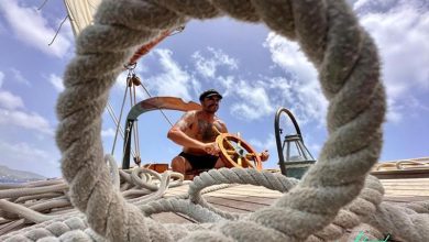 Adventurer built in 1925 won the large classic class n the single-handed race - Antigua Classic Yacht Regatta © The Lucy