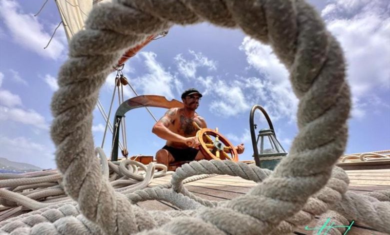 Adventurer built in 1925 won the large classic class n the single-handed race - Antigua Classic Yacht Regatta © The Lucy